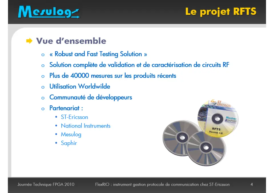 Le projet RFTS – diapositive 4