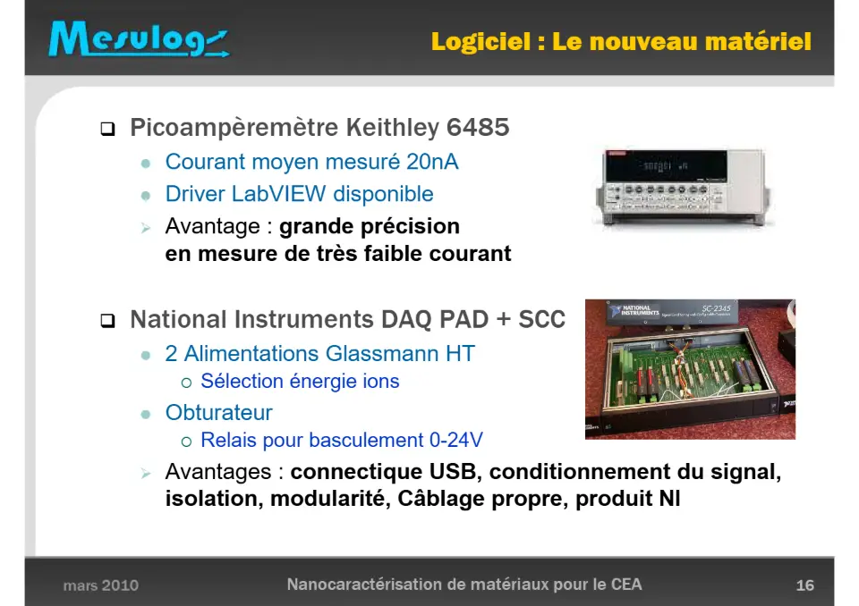 Logiciel : Le nouveau matériel – diapositive 16