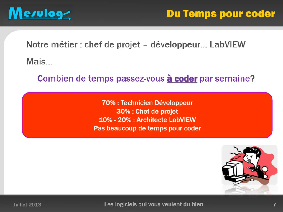 Du Temps pour coder – diapositive 7