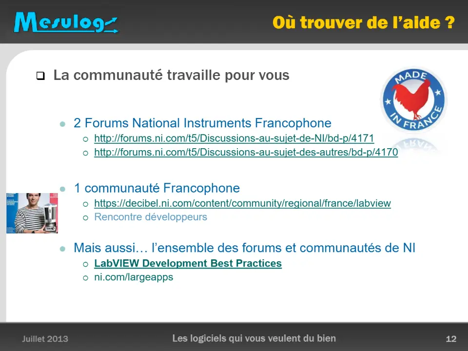 Où trouver de l’aide ? – diapositive 12