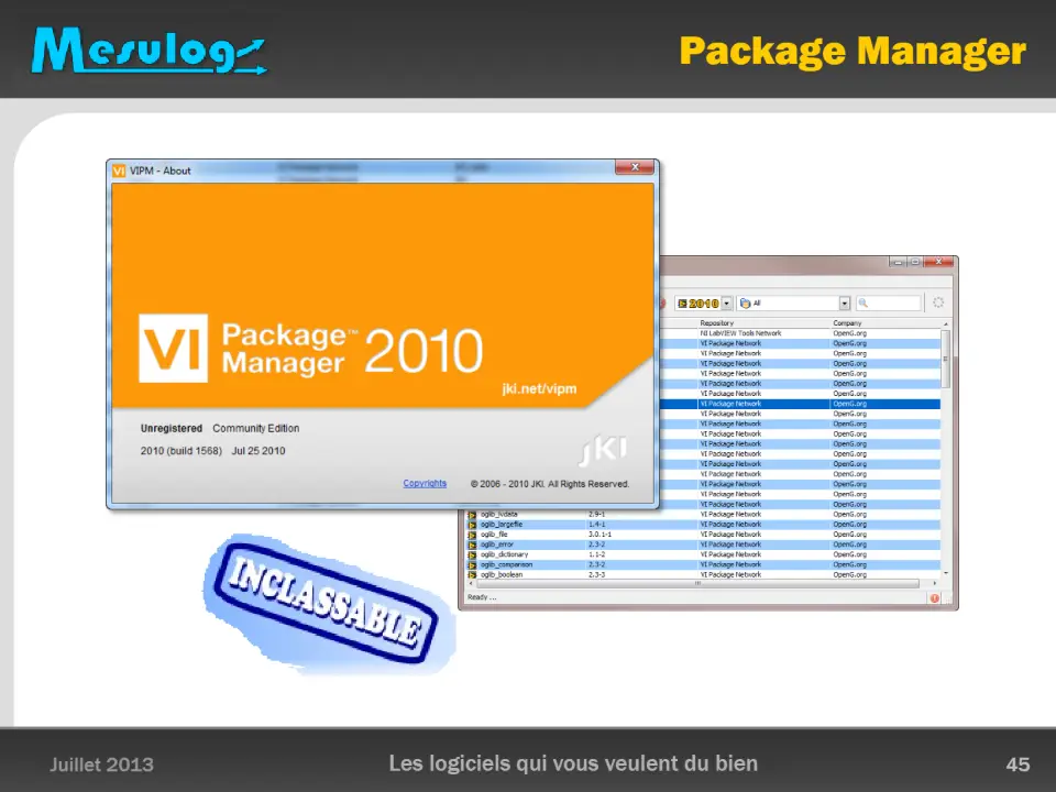 Package Manager – diapositive 45
