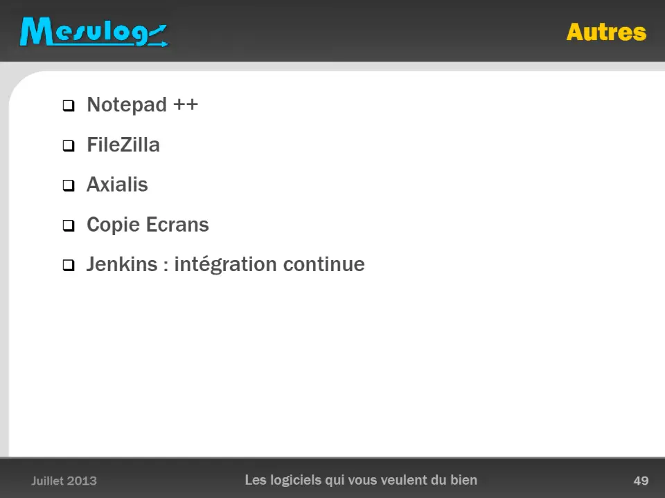 Autres – diapositive 49