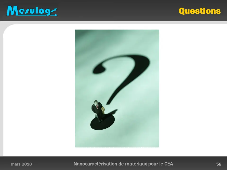 Questions – diapositive 58