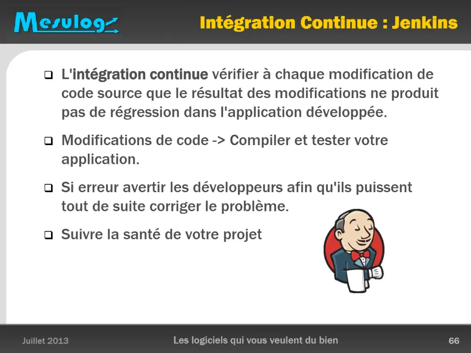 Intégration Continue : Jenkins – diapositive 66