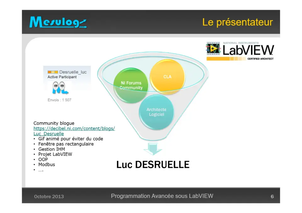 Darwin appliqué à LabVIEW : l’évolution de la gestion des données – diapositive 6
