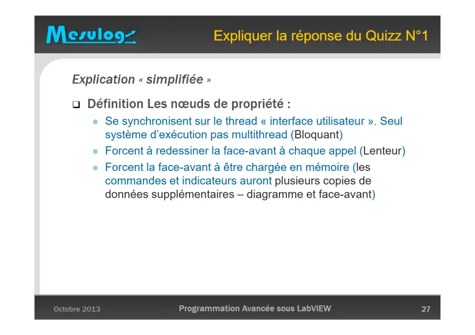 Darwin appliqué à LabVIEW : l’évolution de la gestion des données – diapositive 27