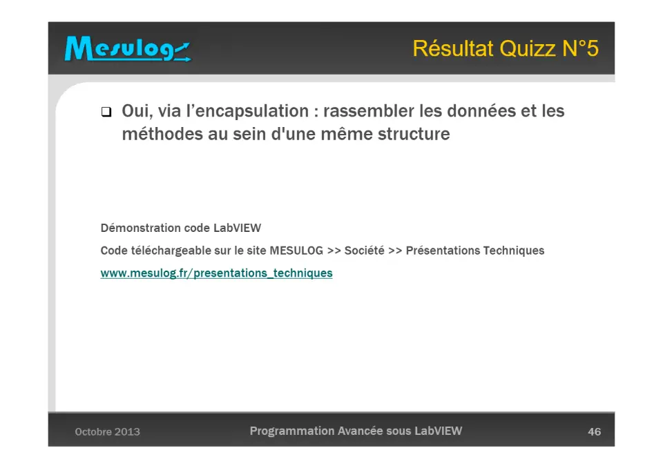 Résultat Quizz N°5 – diapositive 46