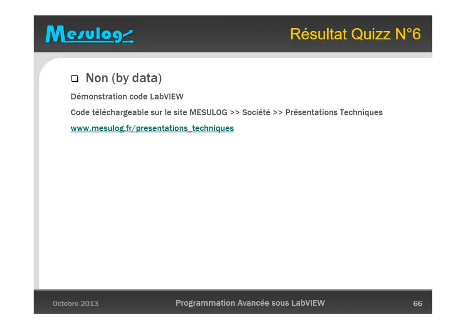Résultat Quizz N°6 – diapositive 66