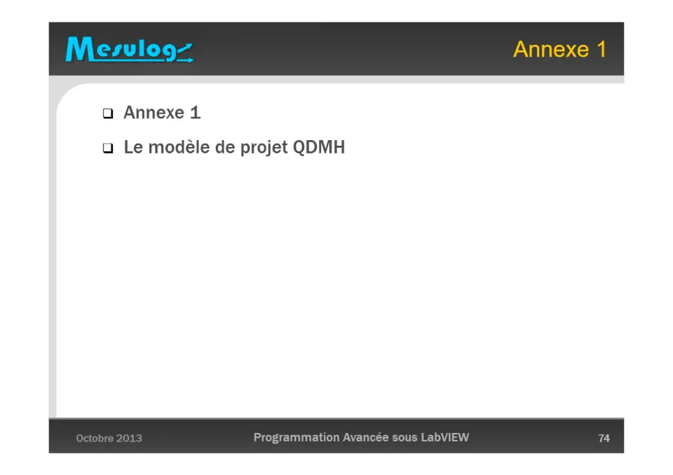 Annexe 1 – diapositive 74