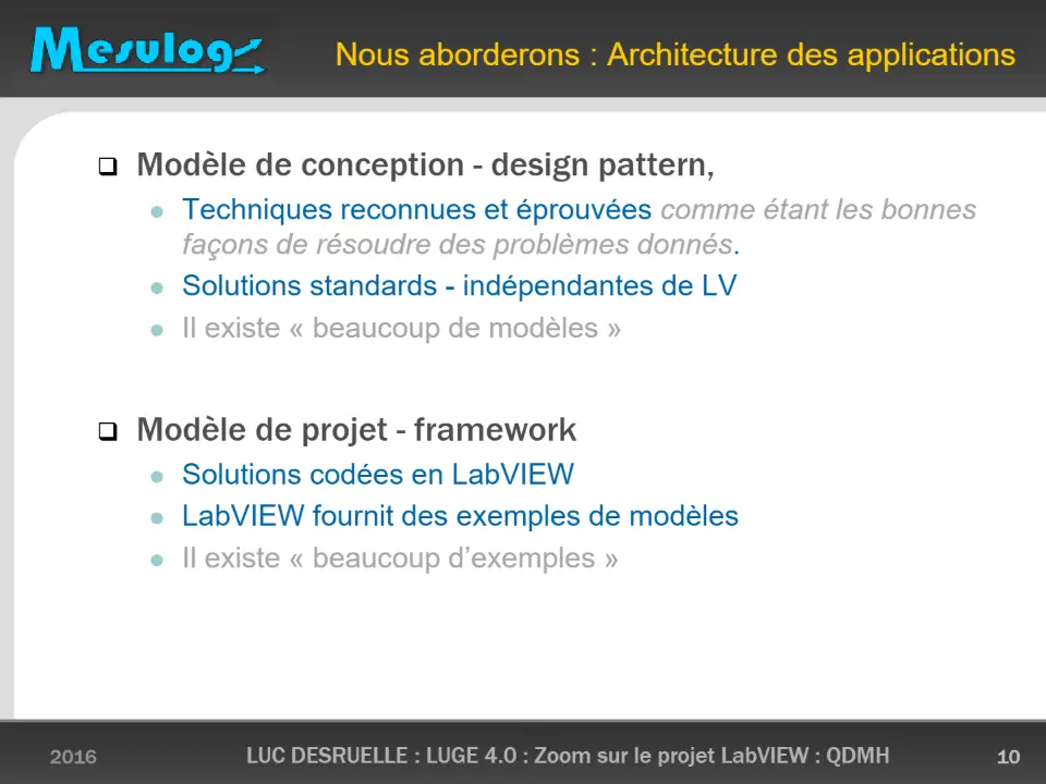  Modèle de conception - design pattern, – diapositive 10