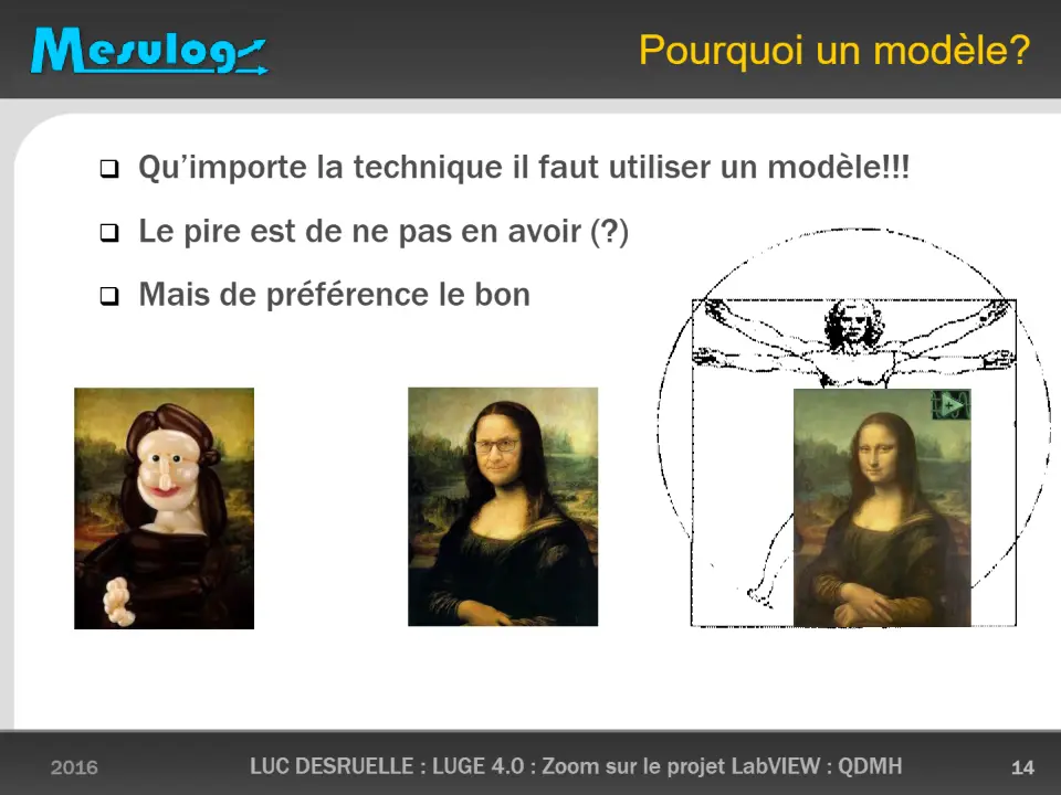 Pourquoi un modèle? – diapositive 14