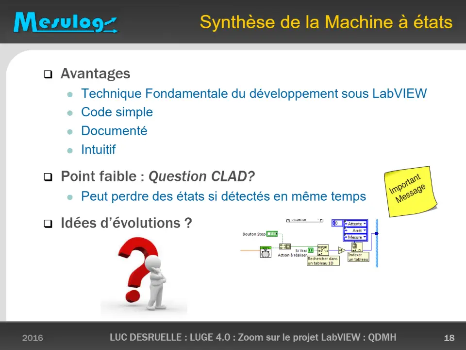 Synthèse de la Machine à états – diapositive 18