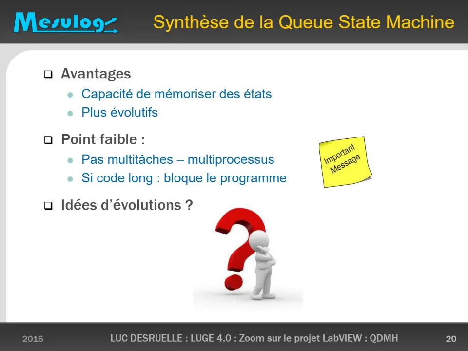 Synthèse de la Queue State Machine – diapositive 20