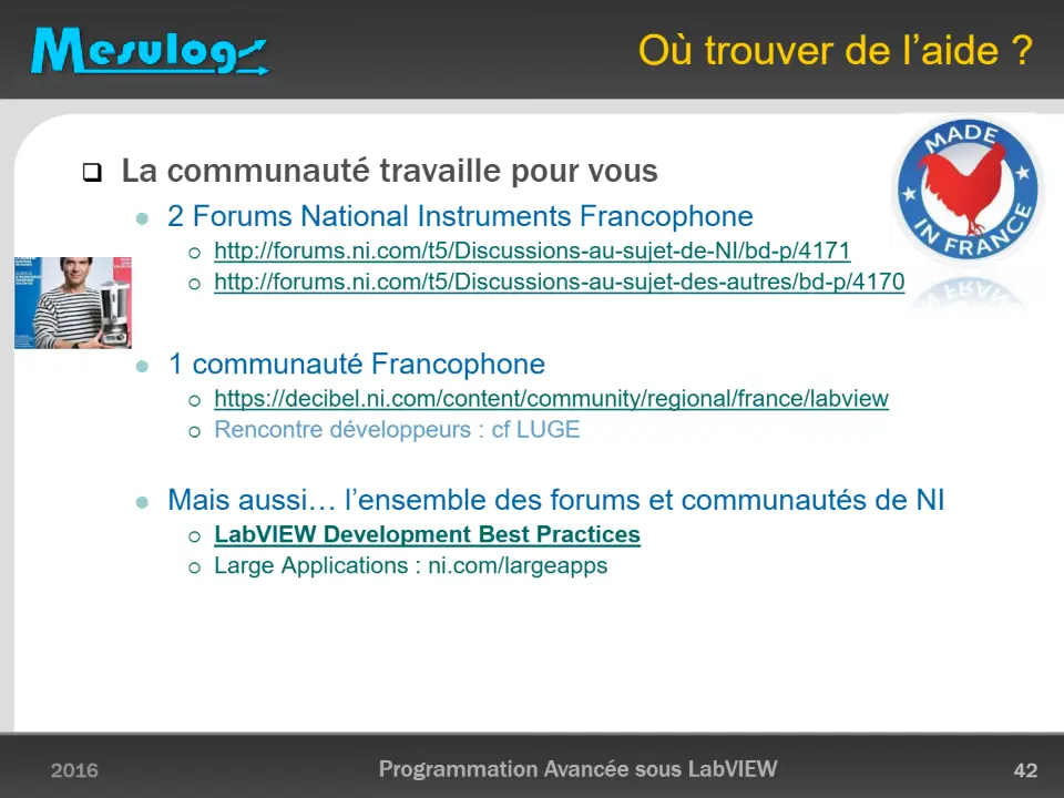 Où trouver de l’aide ? – diapositive 42