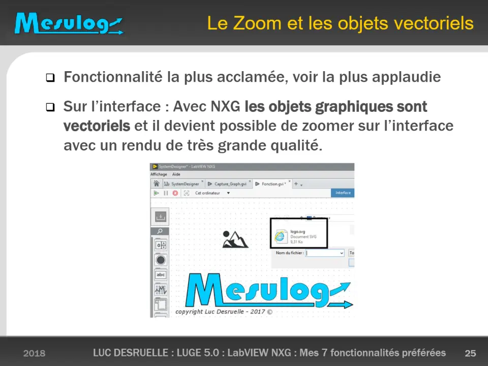 Le Zoom et les objets vectoriels – diapositive 25