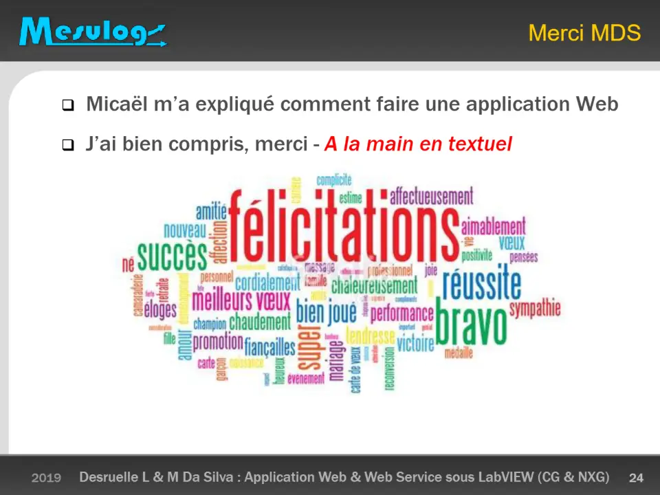 Merci MDS – diapositive 24