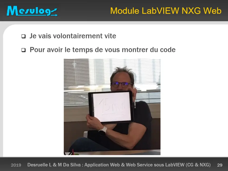 Module LabVIEW NXG Web – diapositive 29