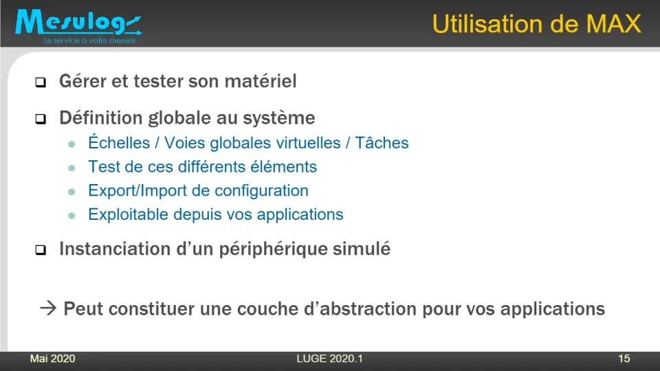 Utilisation de MAX – diapositive 15