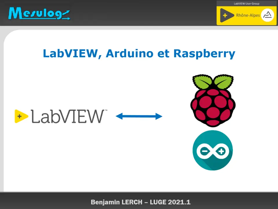LabVIEW, Arduino et Raspberry – diapositive 1