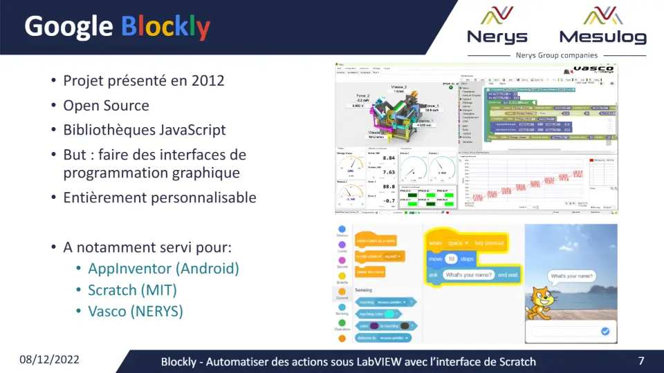 Google Blockly – diapositive 7