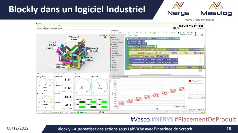 Blockly dans un logiciel Industriel – diapositive 15