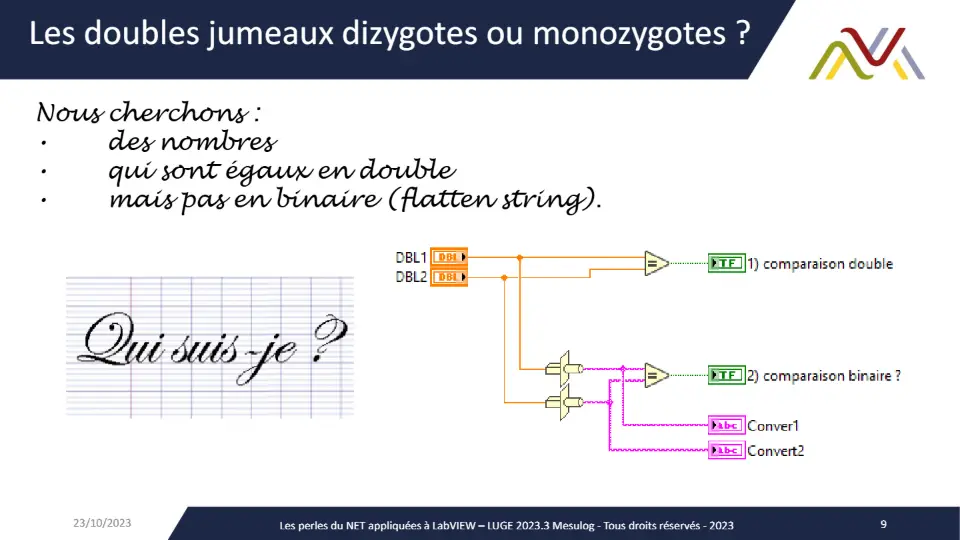 Les doubles jumeaux dizygotes ou monozygotes ? – diapositive 9