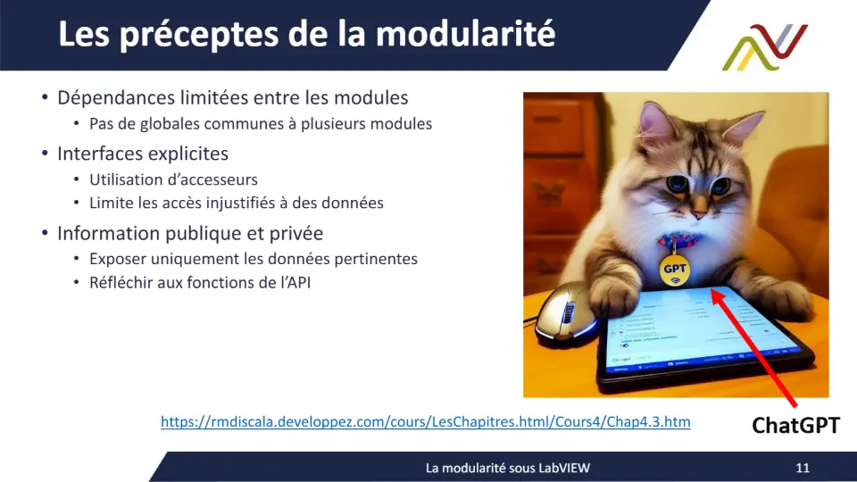 Les préceptes de la modularité – diapositive 11