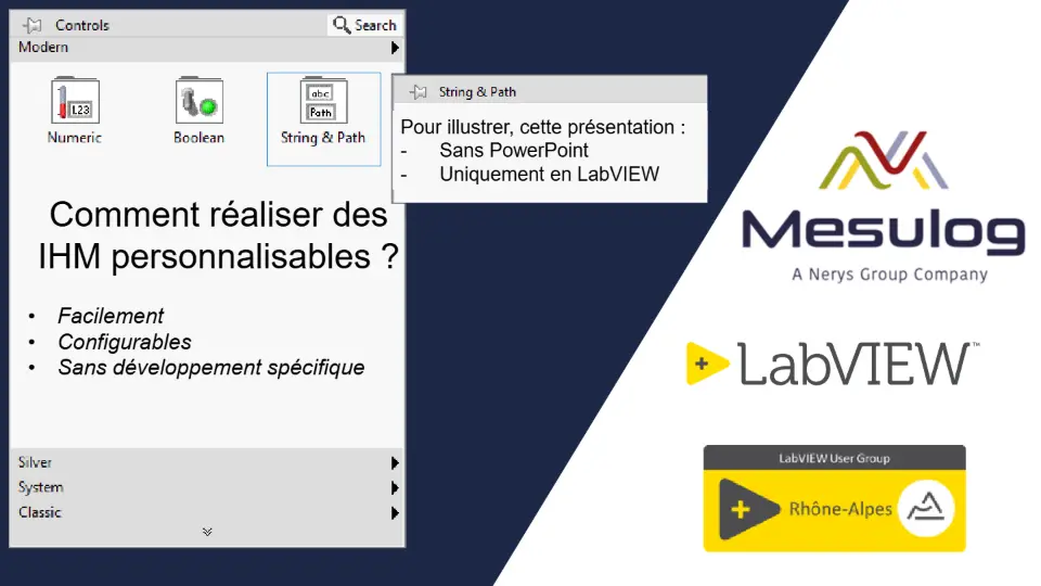 Comment réaliser des IHM personnalisables ? – diapositive 1