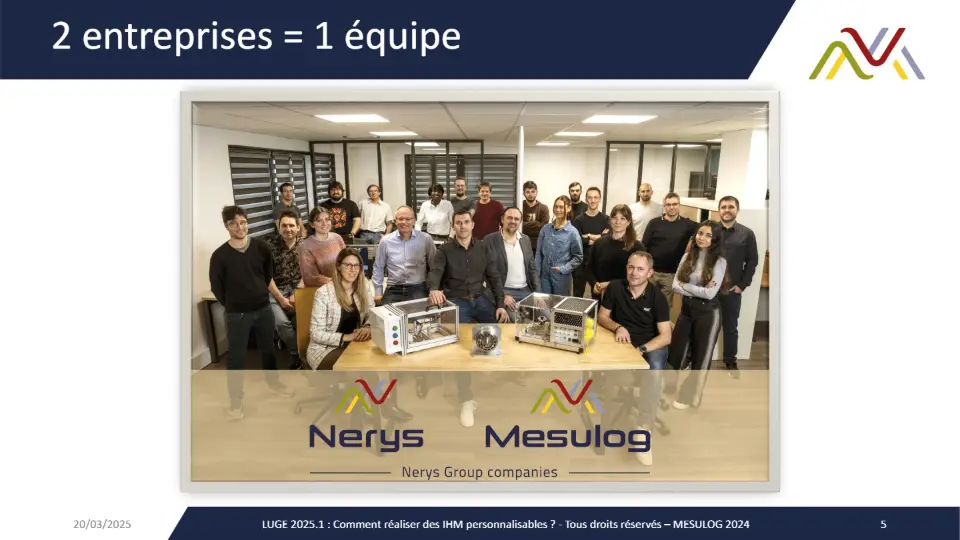 2 entreprises = 1 équipe – diapositive 5