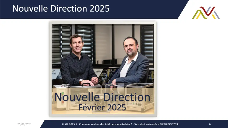 Comment réaliser des IHM personnalisables ? – diapositive 6