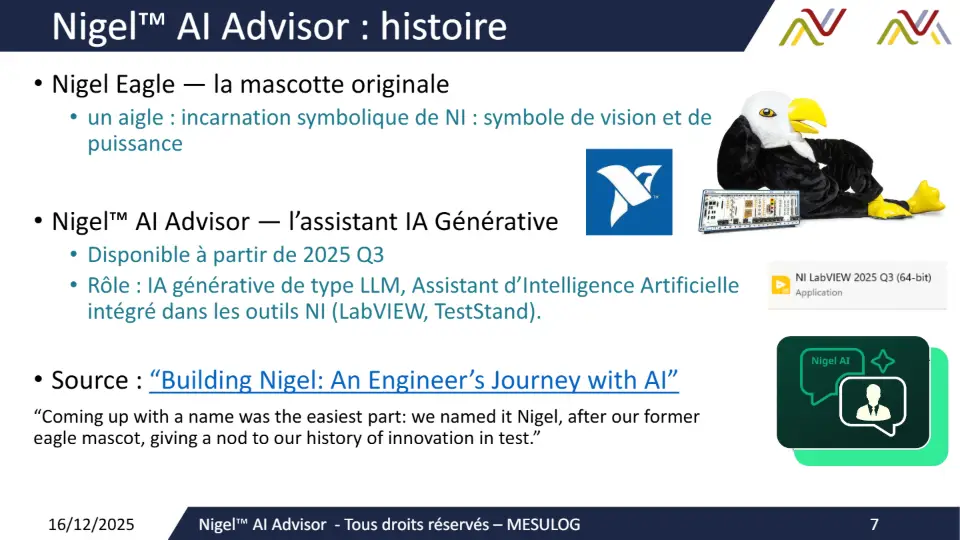 Nigel AI Advisor : histoire – diapositive 7