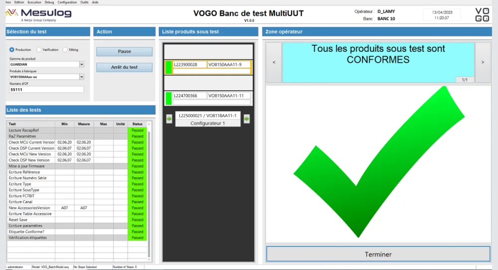 VOGO défend la fiabilité sur tous les terrains