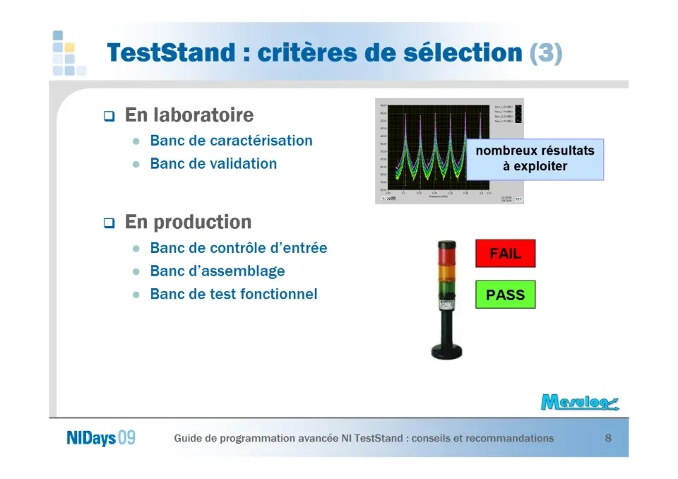 Guide de programmation avancée NI TestStand – diapositive 8