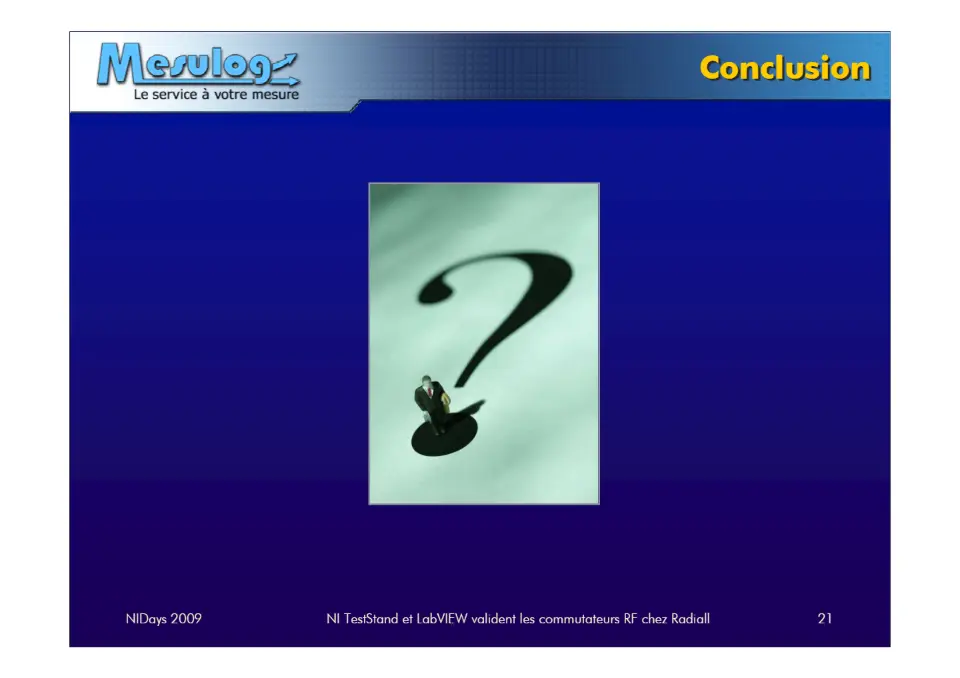 Conclusion – diapositive 21