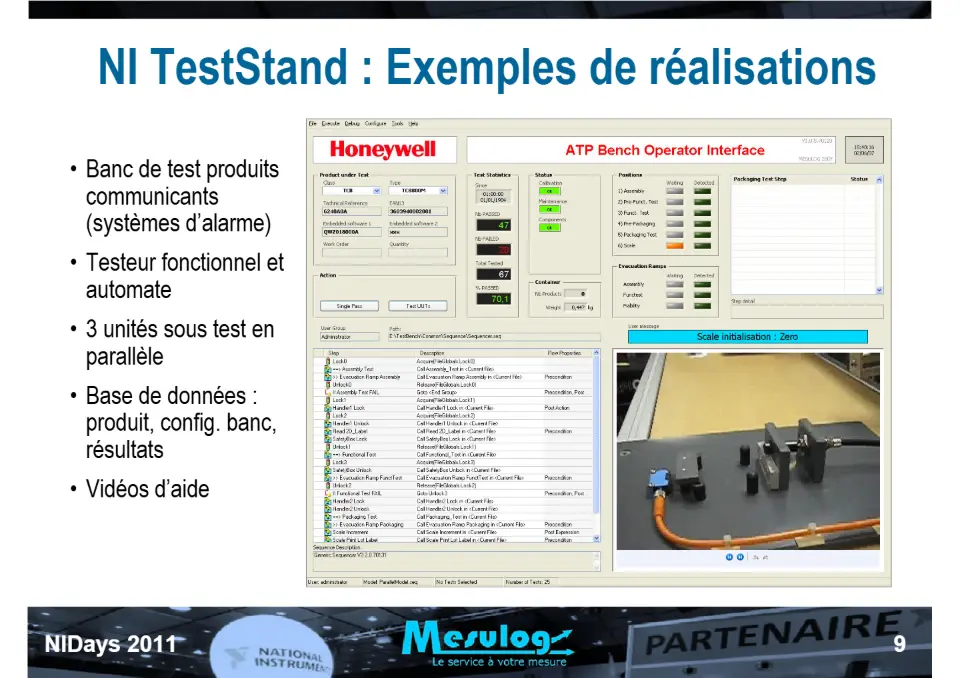 Introduction au séquenceur de test NI TestStand et exemple d'utilisation chez RADIALL pour le test de commutateurs HF spatialisés – diapositive 9