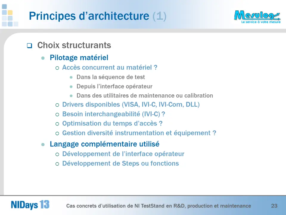 Principes d’architecture (1) – diapositive 23