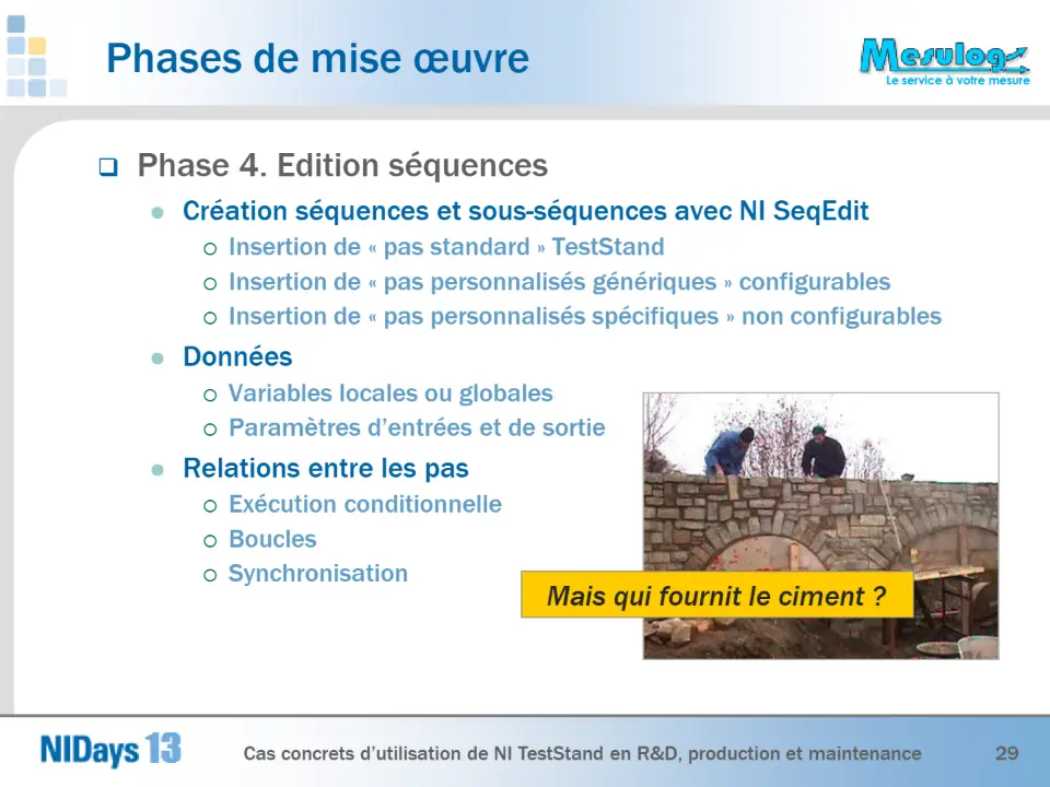 Phases de mise œuvre – diapositive 29