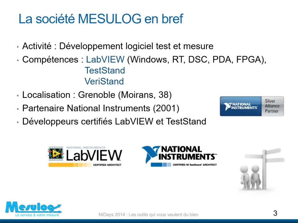 La société MESULOG en bref – diapositive 3