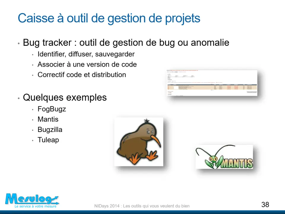 Caisse à outil de gestion de projets – diapositive 38