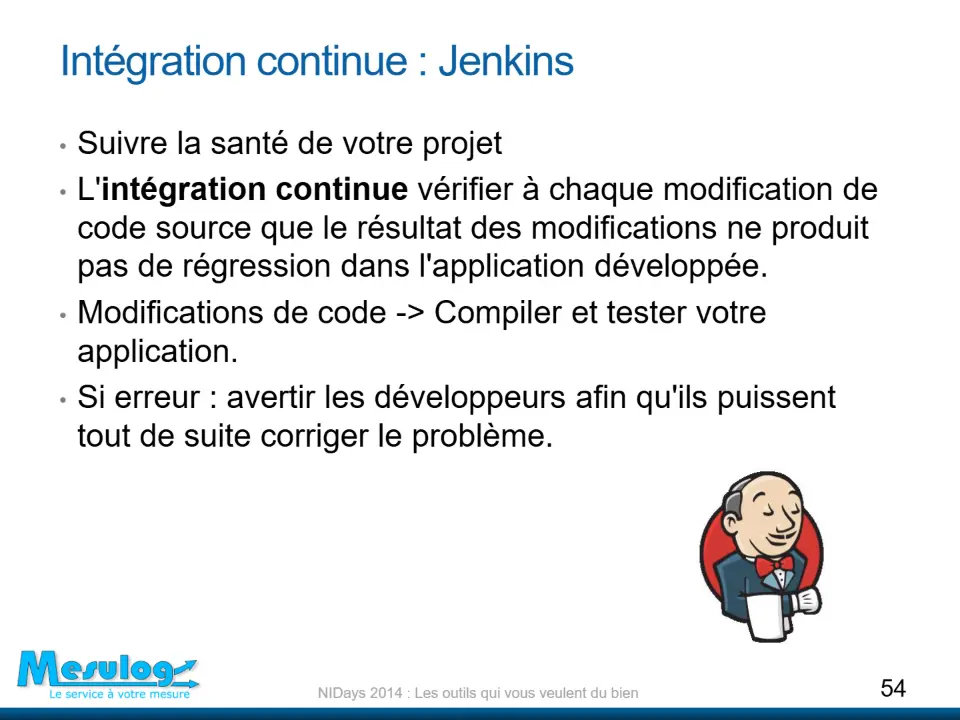 Intégration continue : Jenkins – diapositive 54