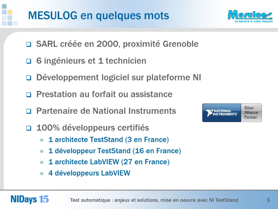 MESULOG en quelques mots – diapositive 3
