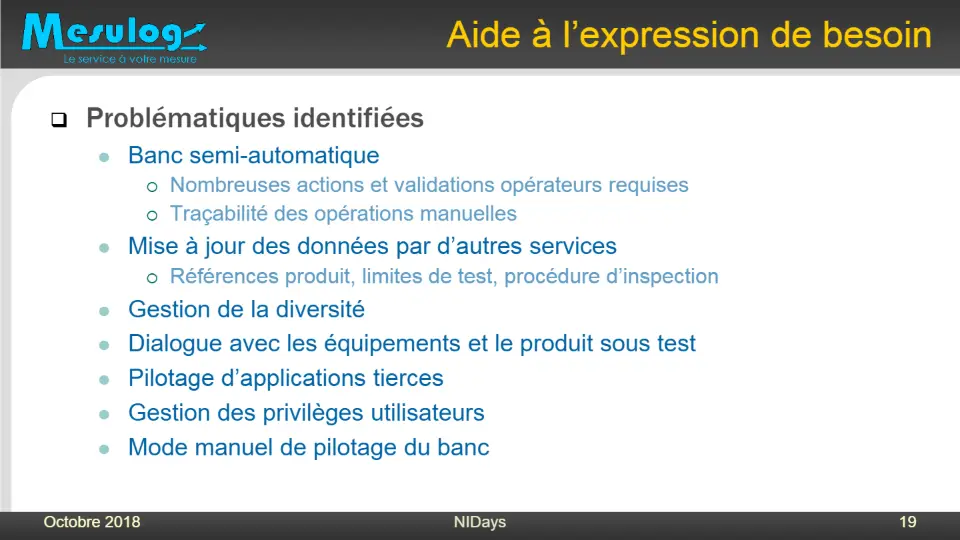 Aide à l’expression de besoin – diapositive 18