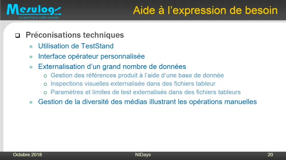 Aide à l’expression de besoin – diapositive 19