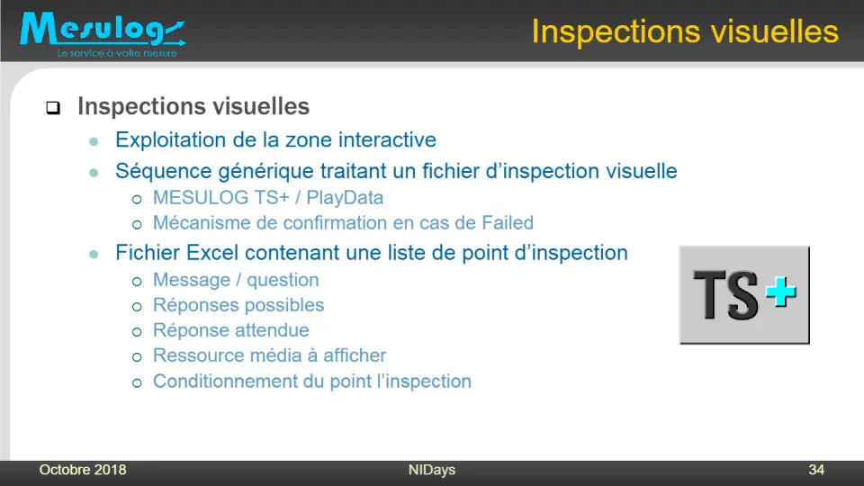 Inspections visuelles – diapositive 33