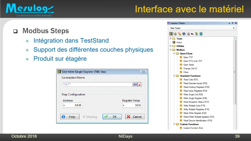 Interface avec le matériel – diapositive 38