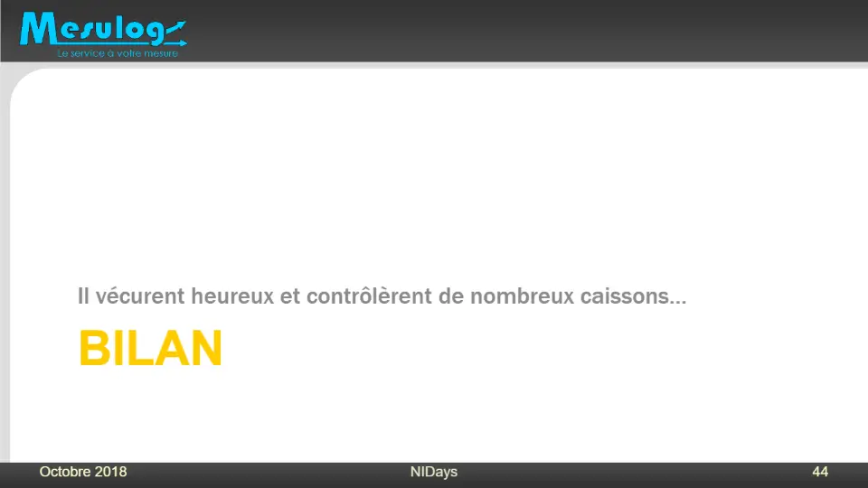 Modernisation banc de test final – diapositive 43