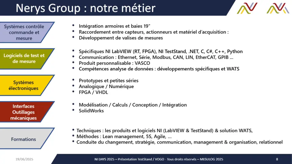 Nerys Group : notre métier – diapositive 8
