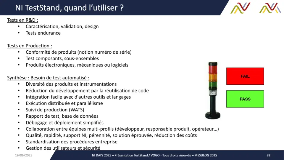 NI TestStand, quand l’utiliser ? – diapositive 32