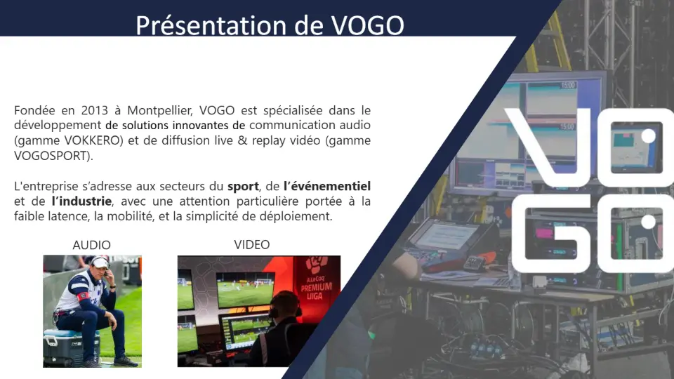 Présentation de VOGO – diapositive 33