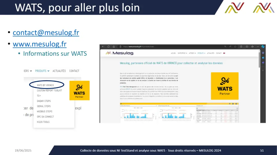 WATS, pour aller plus loin – diapositive 50